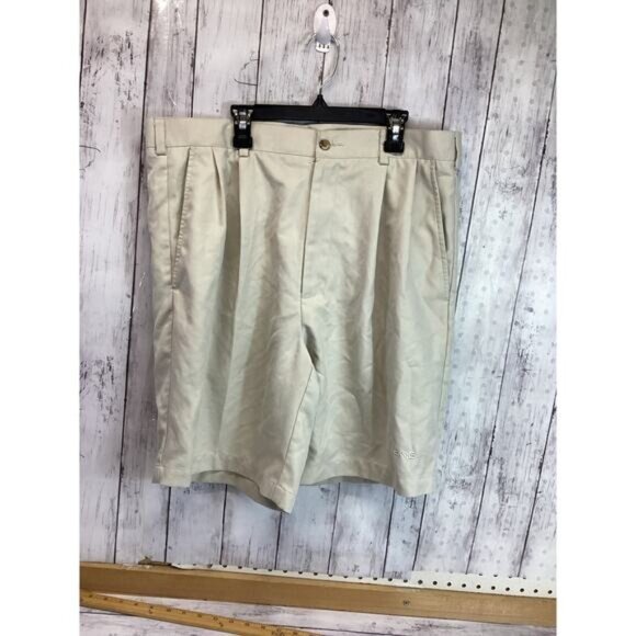 Preppy Streetwear Coquette Utility Ping Collection Khaki Shorts Mens 36 - Picture 1 of 5
